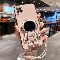 {Taoyitao} เคลือบนักบินอวกาศเคสขาตั้งสำหรับ Huawei 7i โนวาพร้อมเชือกเคสมือถือ8i 9 Se Nova7i กันกระแทก