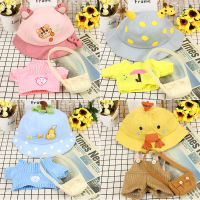 30cm Doll Accessories LaLafanfan Cafe Duck Dog with Clothes Plush Toy Cartoon Stuffed Clothing Hair Band Sweater Kids Girls Gift