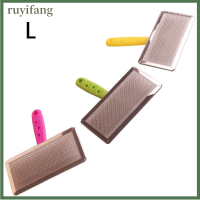 ruyifang PET Dog Cat hair Remover หวีแต่งตัวนวด desheding แปรงทำความสะอาดตนเอง