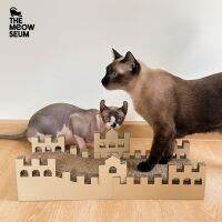 The Meowseum  รุ่น "The Great Wall" ที่ลับเล็บแมวดีไซน์ ของเล่นแมว ทรงกำแพงเมืองจีน (สามารถซื้อเพิ่มเพื่อเติมความยาว)