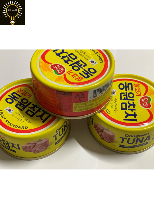 3 PCS DONGWON Korean Canned Tuna Light Standard 150 G Lazada PH