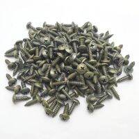 50pcs Plastic Cover Metal Retainer Self-tapping Screws Bolt M4 M5 for Car Motorcycle Scooter ATV Moped E-bike Nails Screws  Fasteners