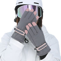 2021Winter Gloves Women Ski Gloves with Touchscreen Function Thermal Gloves Warm Snow Gloves Waterproof Snowboard Woman Men Gloves