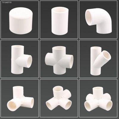 ∏✱ 20/25/32mm White PVC Pipe Fittings Straight Elbow Tee Cross Connector Water Pipe Adapter 3 4 5 6 Ways Joints
