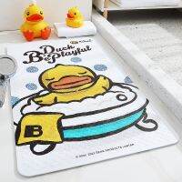 [COD] New cartoon genuine little yellow duck bathroom non-slip floor mat home suction cup toilet