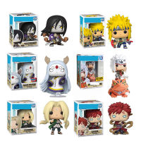 Funko Pop อะนิเมะ Jiraiya Tsunade Gaara Orochimaru Minato ตัวเลขการกระทำ Kawaii PVC ตุ๊กตาไวนิลของเล่นสำหรับเด็กของขวัญตุ๊กตาของเล่นสำหรับเด็ก ef toy