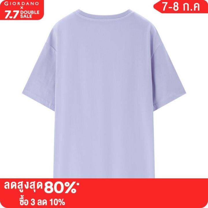 giordano-women-bing-jiao-series-t-shirts-fashion-cat-print-cotton-tee-crewneck-short-sleeve-comfort-casual-tshirts-99393034