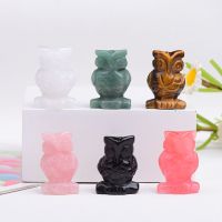 Natural Crystal The Owl Crystal Rock Mineral Specimen Reiki Healing Stone Home Decoration Crafts Souvenir