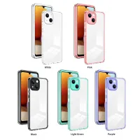 For iPhone 14 13 12 11 X Xs Xr Pro Plus Max Full Cover Durable Transparent PC Case Airbag Anti-Drop Protector Bumper Shell