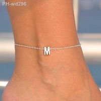 【CW】■☃๑  Womens Fashion 26 letter Anklet Leg Jewelry Color Best Friend Gifts Bijiux for Ladies