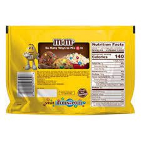 Socola sữa nhân đậu phộng m&m chocolate candies with peanuts túi 283gr của - ảnh sản phẩm 2