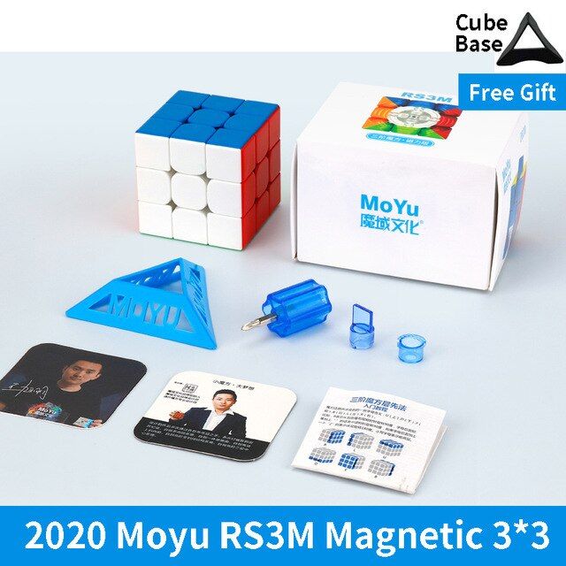 Moyu RS3M 2020 3X3x3 Magnetic Magic Cube RS3 M 2021 Maglev Professional ...