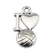 I Love Ball Games Charms For Jewelry Making Pendant Diy Crafts Accessories