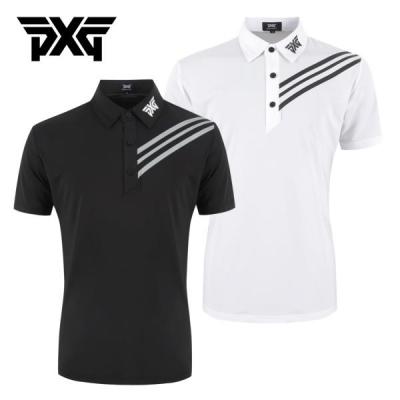 ★New★ [PXG] เสื้อยืดโปโล แขนสั้น แบบแห้งเร็ว ระบายอากาศ ลําลอง ซับเหงื่อ สําหรับผู้ชาย เหมาะกับการเล่นกอล์ฟ กีฬา