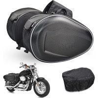 2PCS Universal fit Motorcycle Pannier Bags Luggage Saddle Bags Side Storage Fork Travel Pouch Box 36-58L