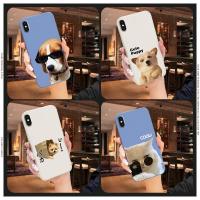 Cartoon protective case Phone Case For iphone XS max Solid color soft shell Camera all inclusive Anti-fall phone case