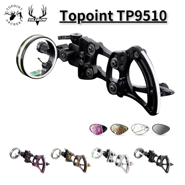 Topoint TP9510 Professional 1 Pin Bow Sight Microadjust Compound Bow
