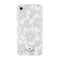 ✨️‍[Best Seller]️‍ KATE SPADE เคส Protective Hardshell ลาย Hollyhock Floral สำหรับ IPhone SE3/SE2/8/7/6/6s ป้องกันสำหรับการตกจากที่สูงได้ถึง 10 ฟุต | 3 เมตรของแท้?จากShop✅