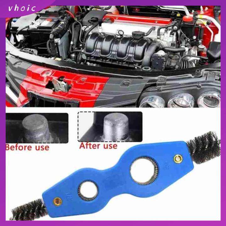 VHOIC 4 in 1 Cleaner Chamfering Tool Deburrer Doubleheaded Wire Brush