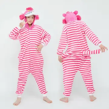 Flannel Cosplay Sleepwear Hoodie, Cheshire Cat Costume Adults
