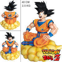 Figure ฟิกเกอร์ งานปั้น GK จากการ์ตูนเรื่อง Dragon Ball Z ดราก้อนบอล แซด Super Saiyan ซูเปอร์ ไซย่า Son Goku Sitting ซง โกคู โงกุน เมฆสีทอง สูง 40 หนัก 2.5 KG Ver Anime อนิเมะ การ์ตูน มังงะ คอลเลกชัน ของขวัญ New Collection Doll ตุ๊กตา manga Model โมเดล