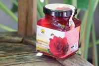 แยมทาขนมปัง ดอยคำ กลีบกุหลาบทาขนมปัง (Rose Petal Spread) ปริมาณ 220 กรัม ไม่เจือสี และแต่งกลิ่นสังเคราะห์