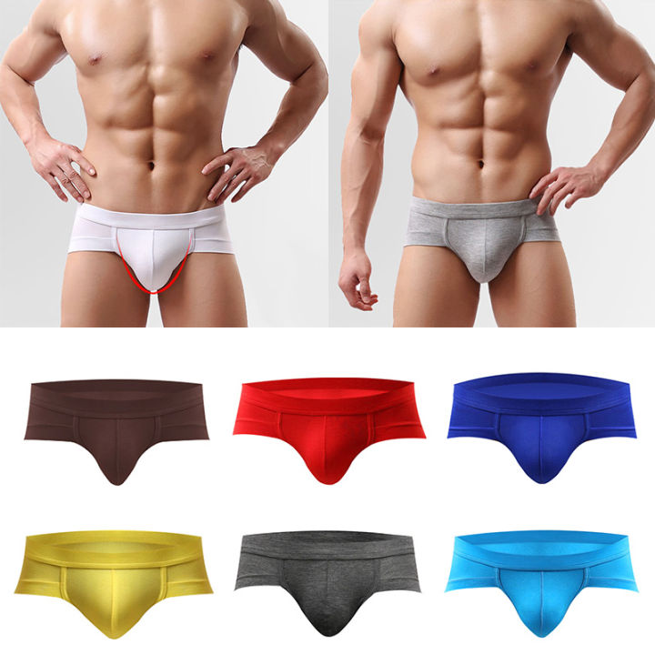 xinyi3-กางเกงในชาย-sexyผู้ชายใหม่ระบายอากาศสั้นชุดชั้นในสั้นกางเกงสบายกางเกงในสีทึบกางเกงในสามเหลี่ยม