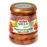 Best import products⚡ (1 Pc) ซากลา กริลด์ เปปเปอส์ อิน ออยล์ 290 กรัม - Sacla Grilled Peppers in Oil 290g