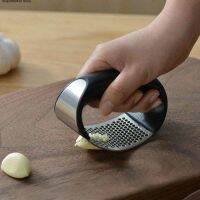 （HOT NEW）โยกกดกระเทียมด้วยตนเองพร้อม HandleGarlic Crusher Squeezer Slicer Mincer ChopperGadget Tool