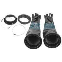 Sandblasting Gloves SandBlaster Parts 60cm with O Rings for Sandblast Cabinet