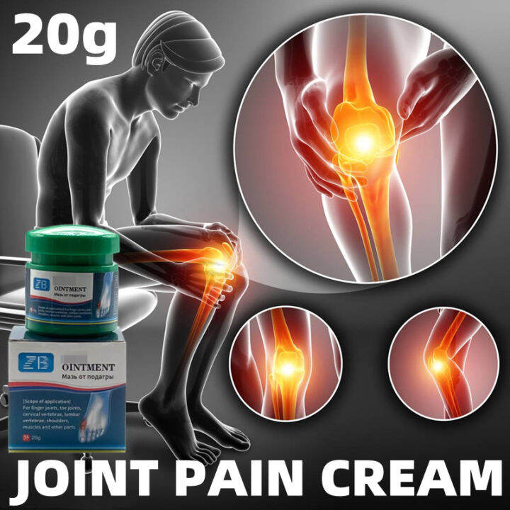 100Original Gout Ointment Treatment Gout Cause Joint Knee Pain Toe