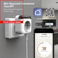 ∋❃♂ Programmable Smart Wifi Thermostat Plug Outlet Temperature Controller 15A Wireless Plug-in Socket APP Control Voice Control