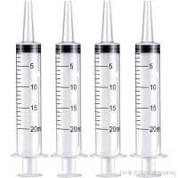 hot【DT】┇  20ml Reusable Plastic Syringe Hydroponics Nutrient Sterile Measuring Tools