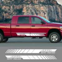 Vinyl Custom Decor Cover Car Stickers Pickup Door Skirt Stripes Side Decals For Dodge RAM Truck 4X4 Off Road Auto Essories