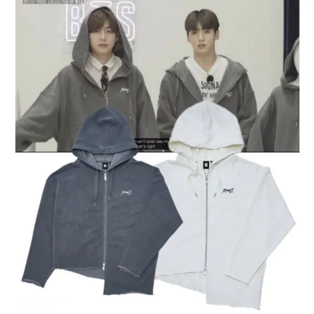 KPOP BANGTAN Cotton Zip Hoodie Jungkook ARMYST Same Sweatshirt Plus Size  Y2k Men's and Women's 2023 New Korean Style Loose Jacket Harajuku Street  Casual Top