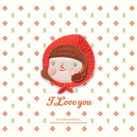 ✳☽❒ Cute Embroidered Little Red Riding Hood Cloth Stickers Clothes Diy Bag Hand Account Book Bag Decoration All-Match Fashion Patch Stickers Self-Adhesive