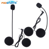 [MEESS] 2 pc Fodsports V6 Pro V4 Bluetooth Intercom Earphone Motorcycle Bluetooth Helmet Interphone Hard Tube Noise Reduction