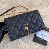 Y $ กระเป๋าสะพายไหล่ WOC LBECKY ใน LAMBSKIN 568907