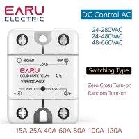 SSR-25DA SSR-40DA SSR SSR 10A 60A 80A 100A โซลิดสเตทรีเลย์โมดูล DC3-32V อินพุต AC24-480V เอาต์พุตควบคุมอุณหภูมิ