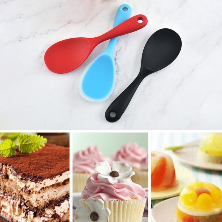 heat-resistant-silicone-rice-spoon-solid-color-non-stick-meal-pot-pan-scoop-tableware-kitchen-cooking-tools-utensils