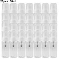 28 Pack 30ML/50ML/60ML Foam Dispenser Bottle Plastic Refillable Mini Foam Bottle Foaming Soap Dispenser Pump Bottles for Travel Travel Size Bottles Co