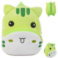 Cartoon 1-3 Years Fox Children School Plush Backpack Soft Material Toddler Baby Kindergarten Kids Snacks Bag