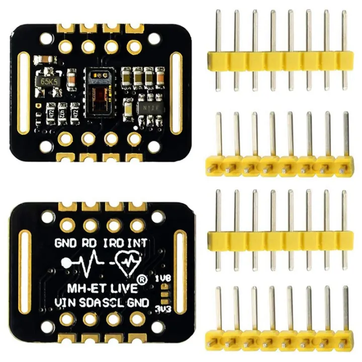 Heart Rate Sensor Module MAX30102 Pulse Detection Blood Oxygen ...