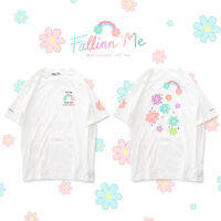 FallinnMe เสื้อยืดแขนสั้น RAINBOW