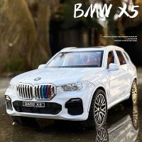 1:32 BMW X5 SUV Alloy Car Model Diecasts Metal Toy Vehicles Car Model High Simulation Collection Sound Light Childrens Toy Gift