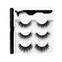 Eyelashes Set False Lashes Natural Look for Women 3 Pairs 3D Lashes Natural Eyelashes Eyelash Extension Artificial Eyelash