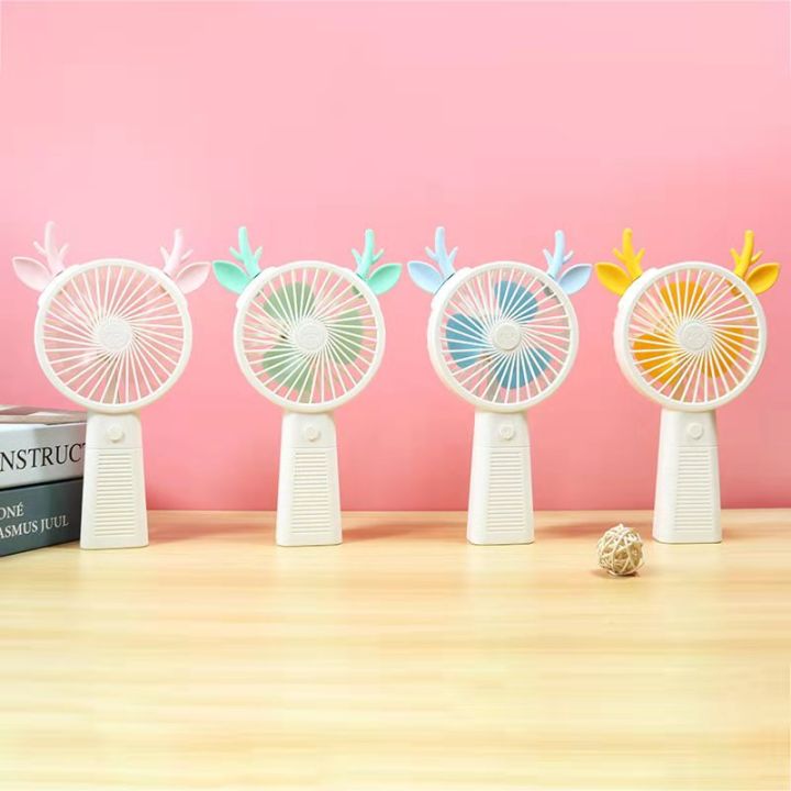 Cute Animal Electric Cartoon Mini Handheld Rechargeable Fan (PCX168002 ...