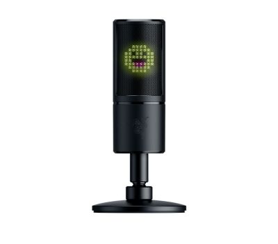 Razer Seiren Emote - ไมโครโฟนสำหรับสตรีมมิ่ง 8-bit Emoticon LED Display (รับประกันสินค้า1ปี)