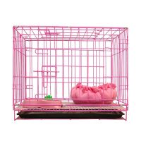 [Free ship] Dog cage dog cat with toilet home indoor medium-sized rabbit villa