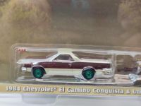 1:64 1984 Chevrolet ElCamino Sport And Trailer Green Edition Collection Of Car Models